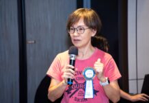 2025-8-20 第1134次例會邀請到滑雪教練莊鳳儀女士,專題演講 ”閒聊,快意滑雪人生始於1996-好大的一個坑”